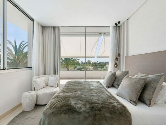 West-facing contemporary villa with pool in a gated community, Rio Real, Marbella East