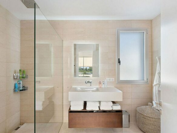 West-facing contemporary villa with pool in a gated community, Rio Real, Marbella East