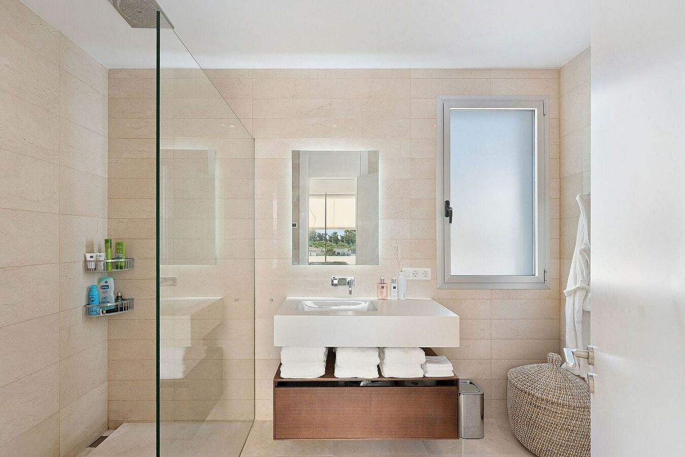 West-facing contemporary villa with pool in a gated community, Rio Real, Marbella East