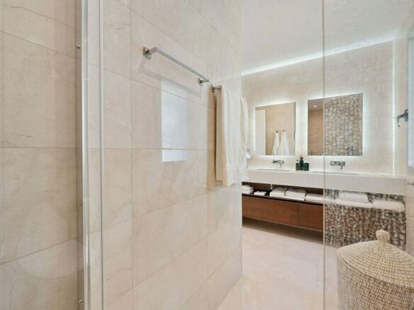 West-facing contemporary villa with pool in a gated community, Rio Real, Marbella East