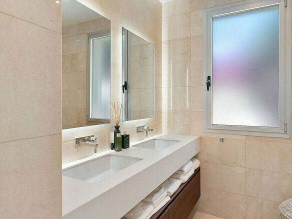 West-facing contemporary villa with pool in a gated community, Rio Real, Marbella East