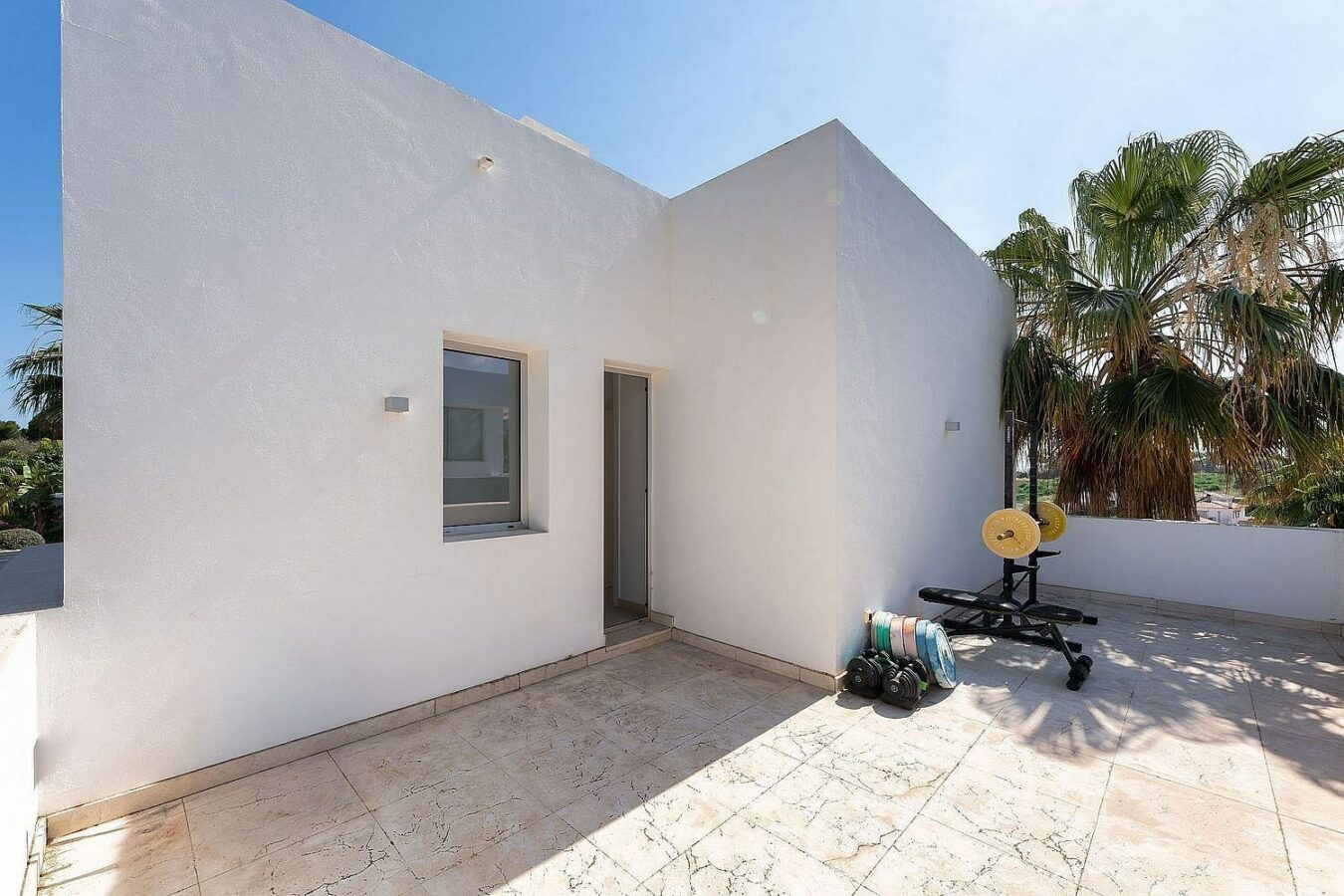 West-facing contemporary villa with pool in a gated community, Rio Real, Marbella East