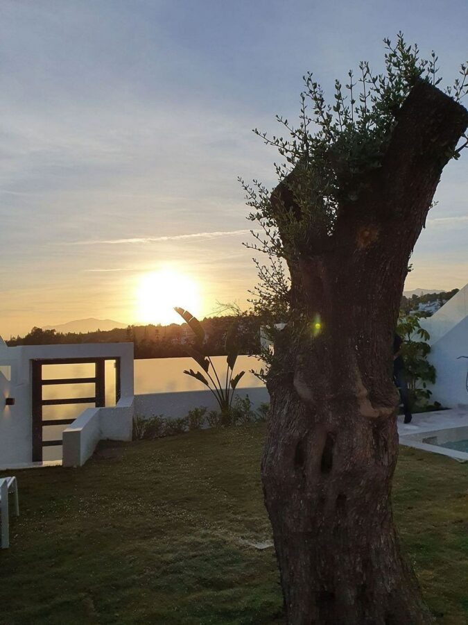 Contemporary villa with rooftop terrace and sea views Nagueles Marbella