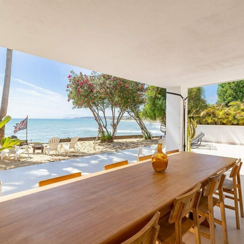 Frontline beach villa with direct sea access Bahia Dorada Estepona