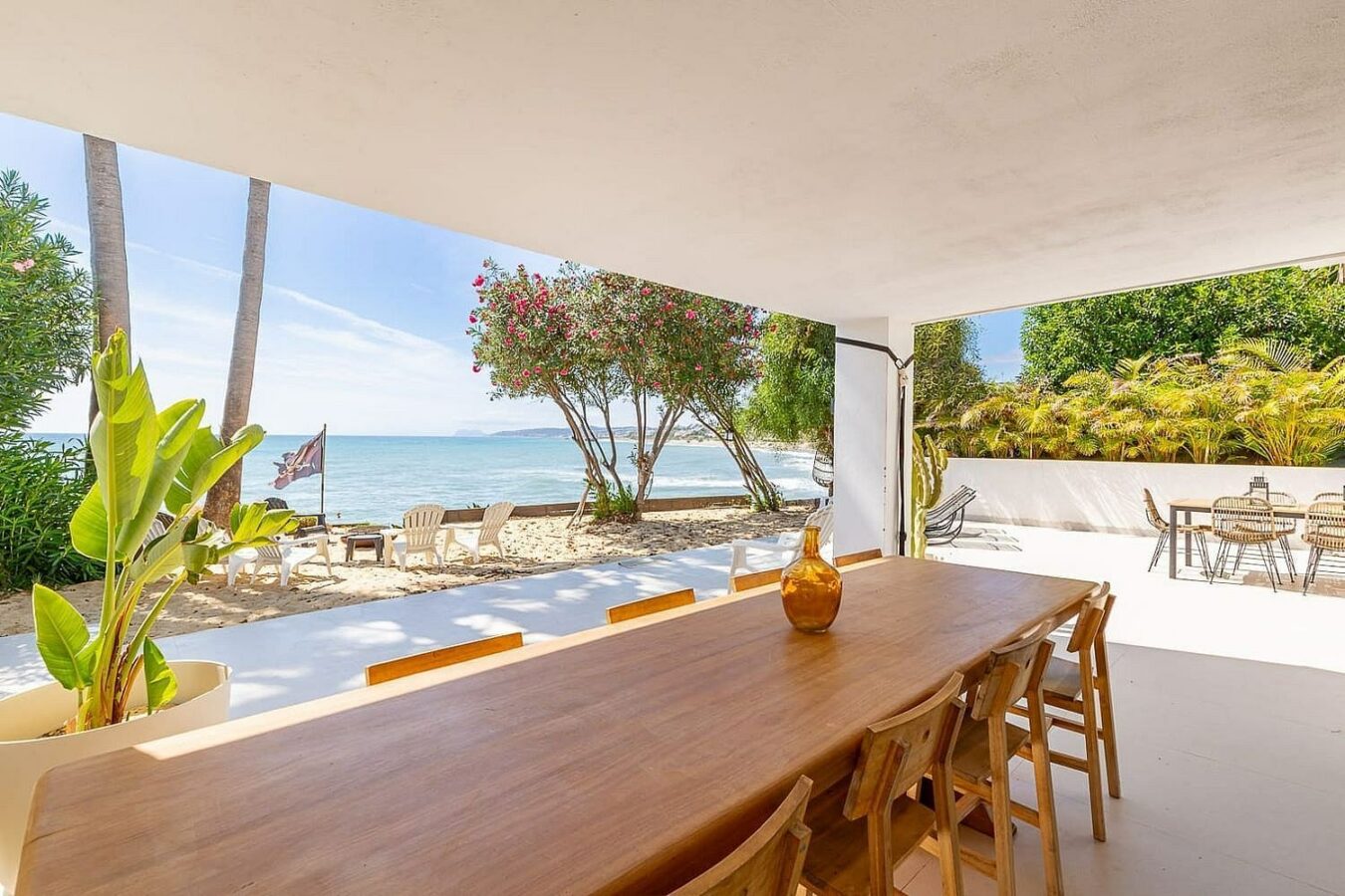 Frontline beach villa with direct sea access Bahia Dorada Estepona