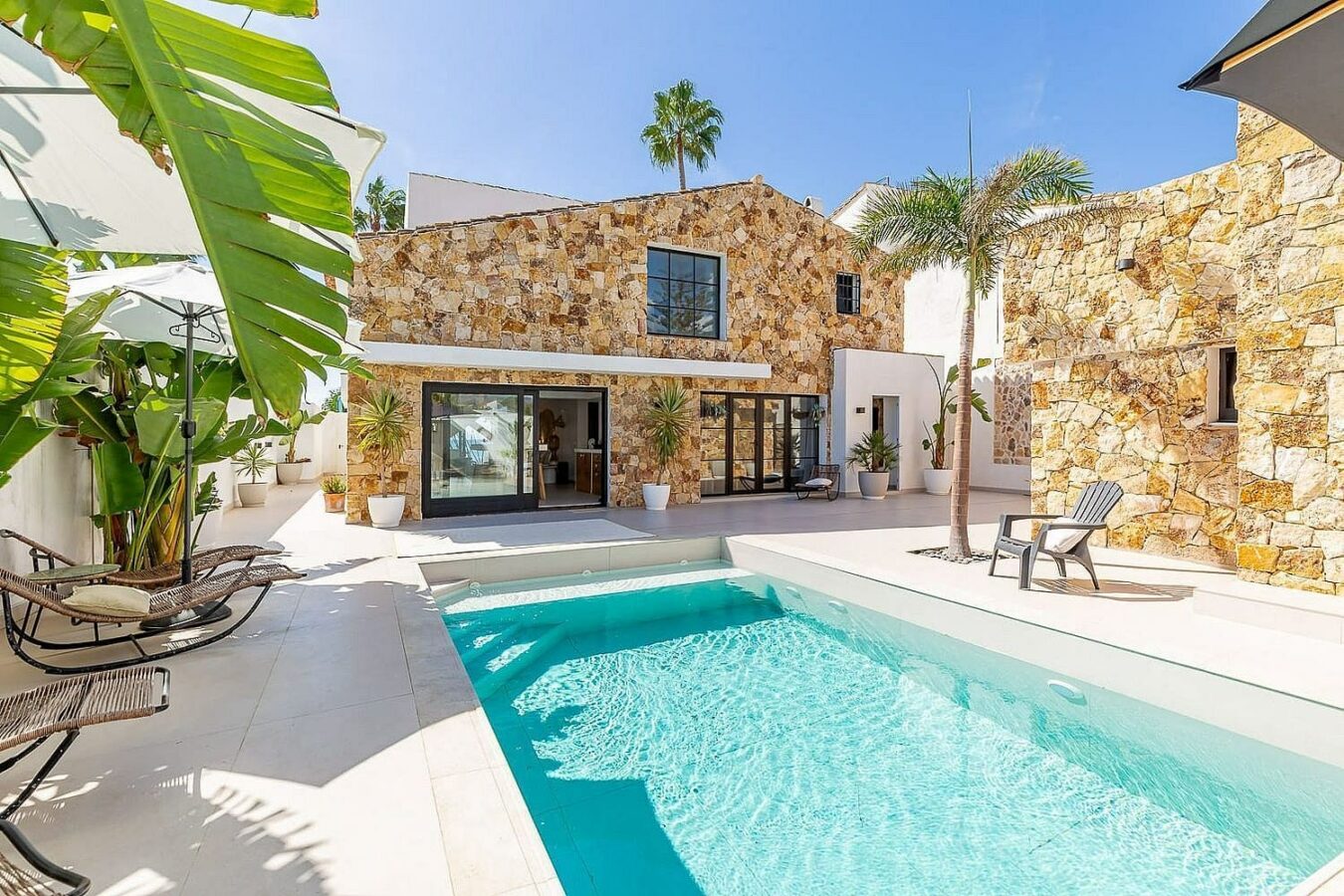 Frontline beach villa with direct sea access Bahia Dorada Estepona