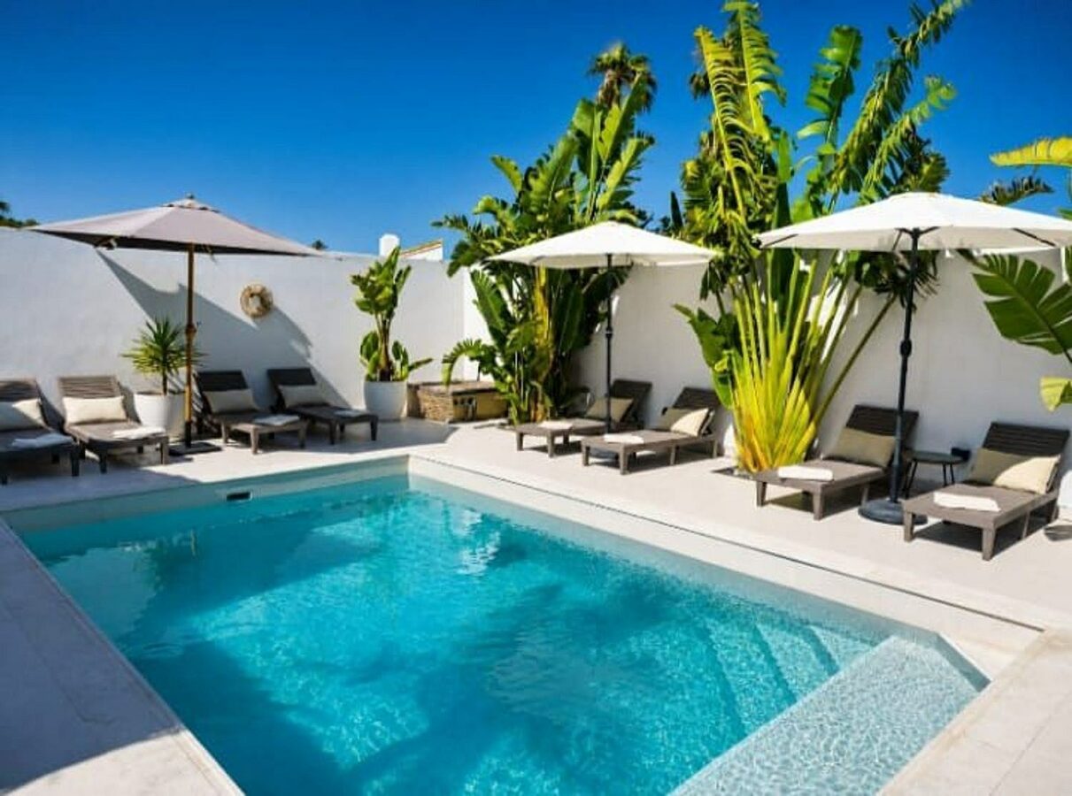 Frontline beach villa with direct sea access Bahia Dorada Estepona
