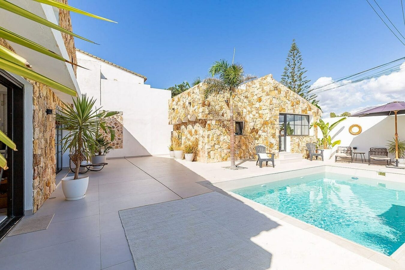 Frontline beach villa with direct sea access Bahia Dorada Estepona