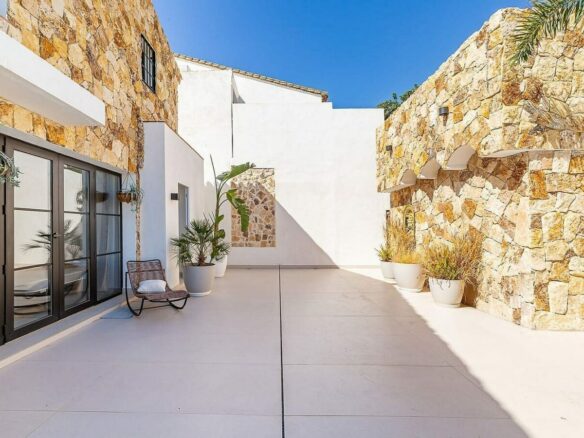 Frontline beach villa with direct sea access Bahia Dorada Estepona