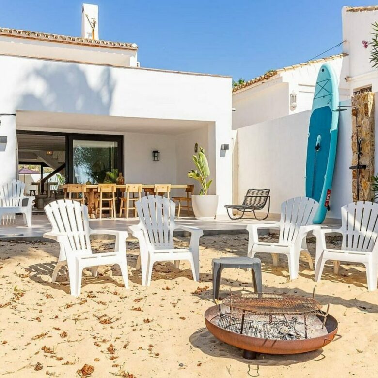 Frontline beach villa with direct sea access Bahia Dorada Estepona