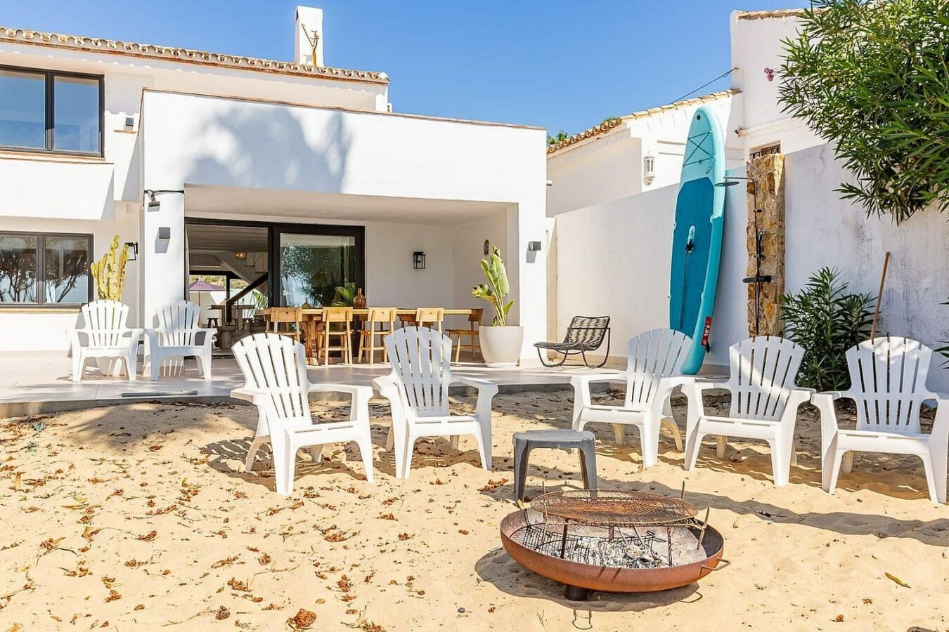 Frontline beach villa with direct sea access Bahia Dorada Estepona