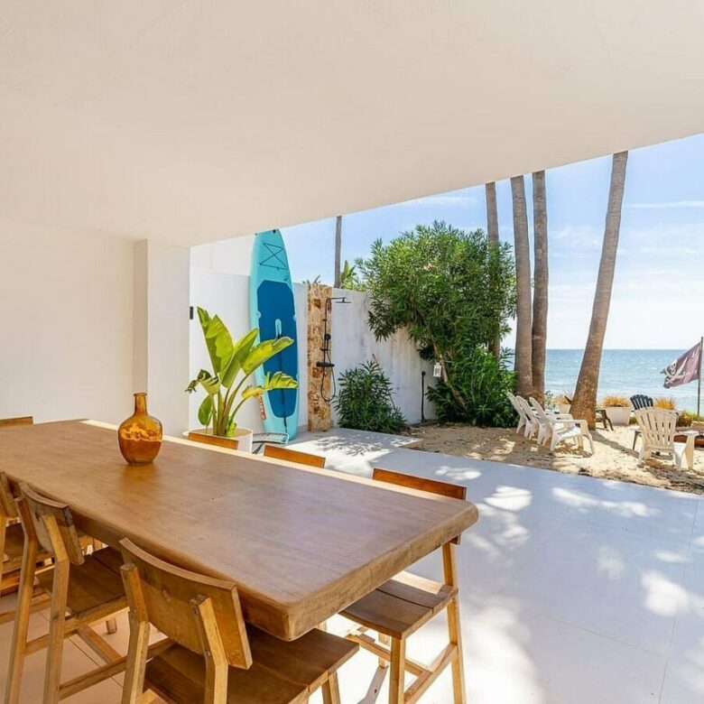 Frontline beach villa with direct sea access Bahia Dorada Estepona