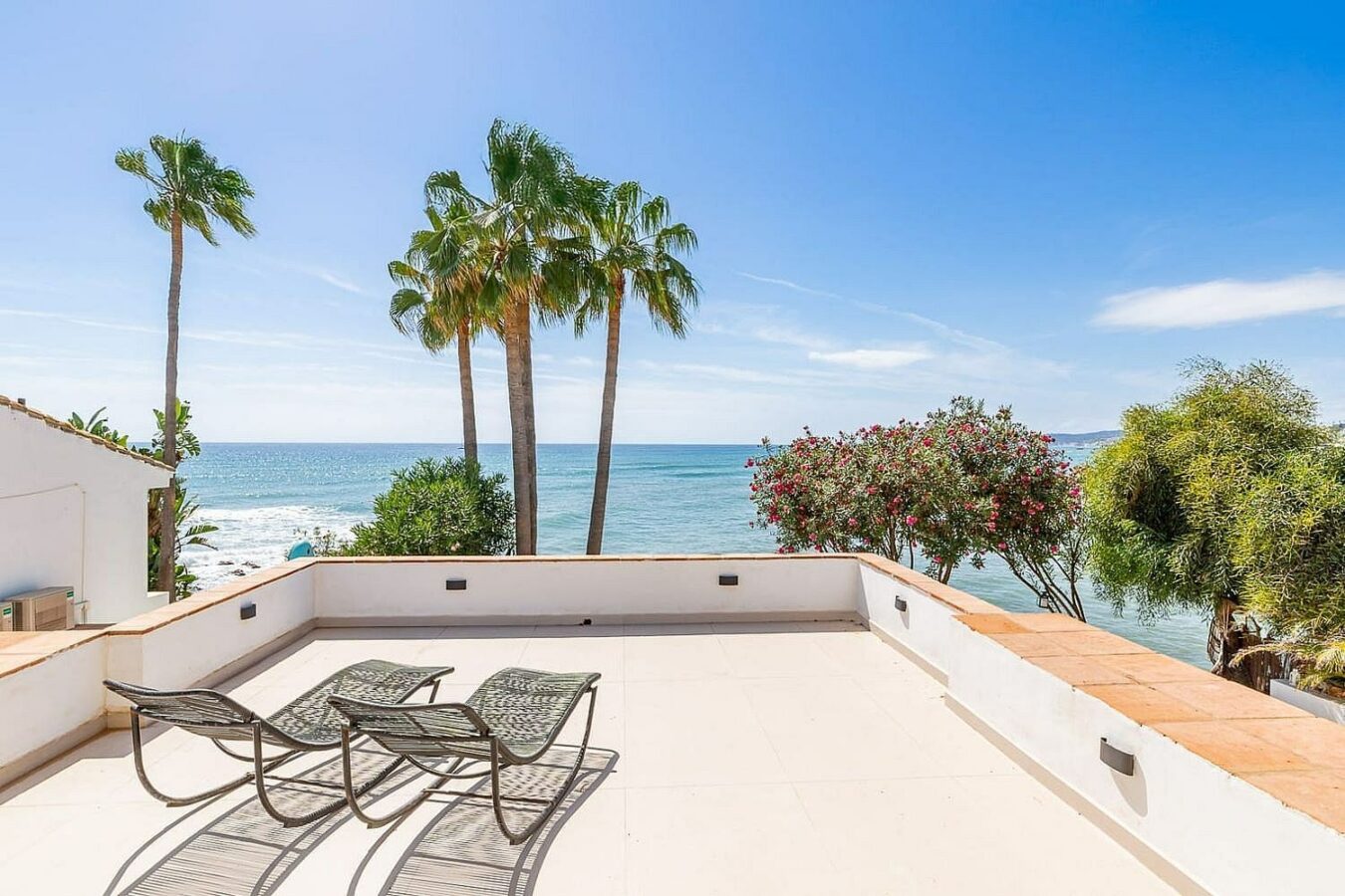 Frontline beach villa with direct sea access Bahia Dorada Estepona