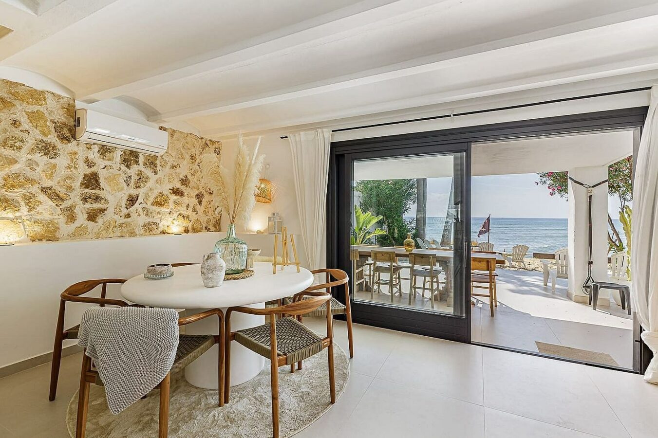 Frontline beach villa with direct sea access Bahia Dorada Estepona