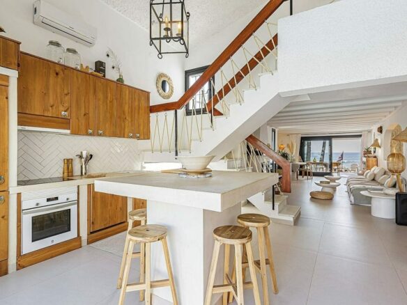 Frontline beach villa with direct sea access Bahia Dorada Estepona