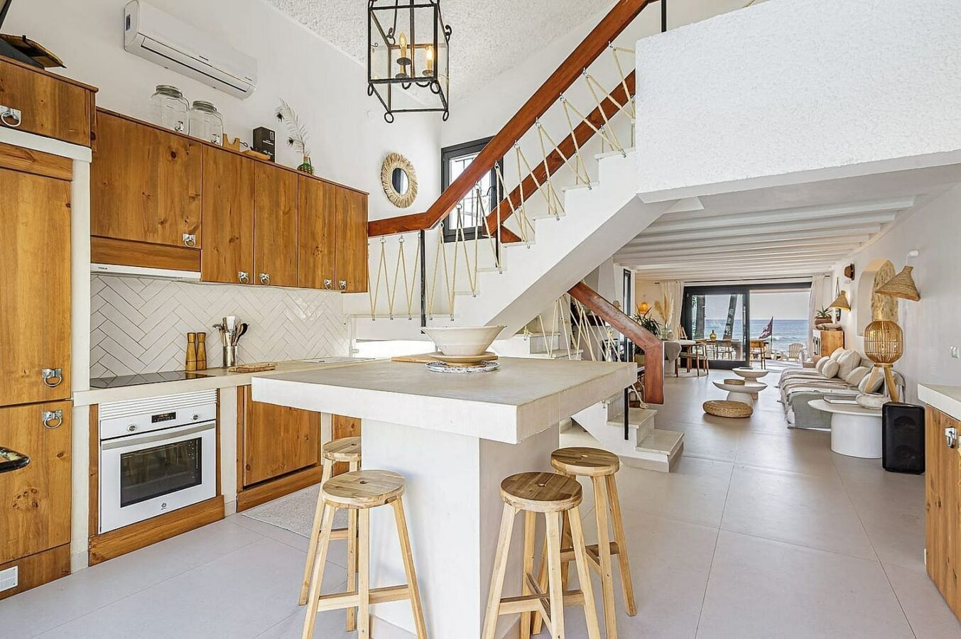 Frontline beach villa with direct sea access Bahia Dorada Estepona