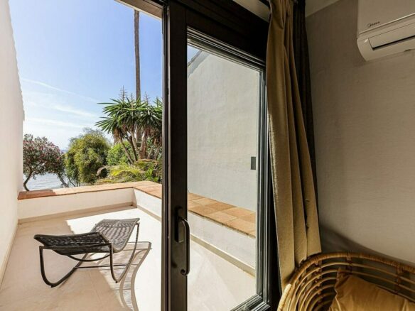 Frontline beach villa with direct sea access Bahia Dorada Estepona