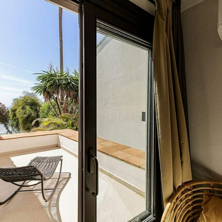 Frontline beach villa with direct sea access Bahia Dorada Estepona