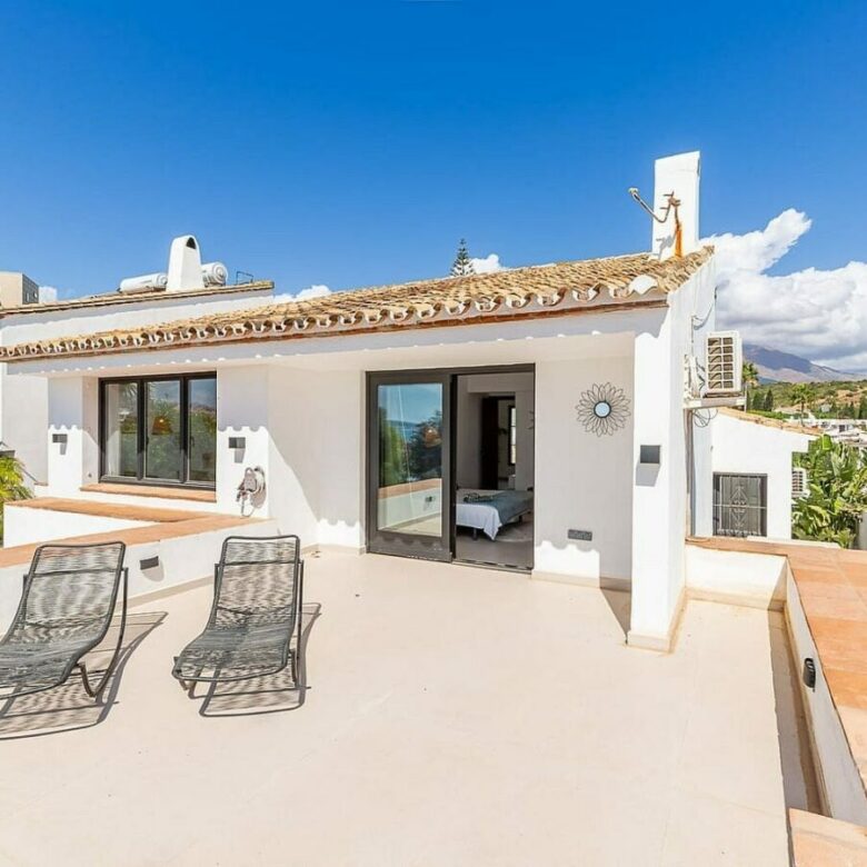 Frontline beach villa with direct sea access Bahia Dorada Estepona