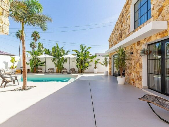 Frontline beach villa with direct sea access Bahia Dorada Estepona