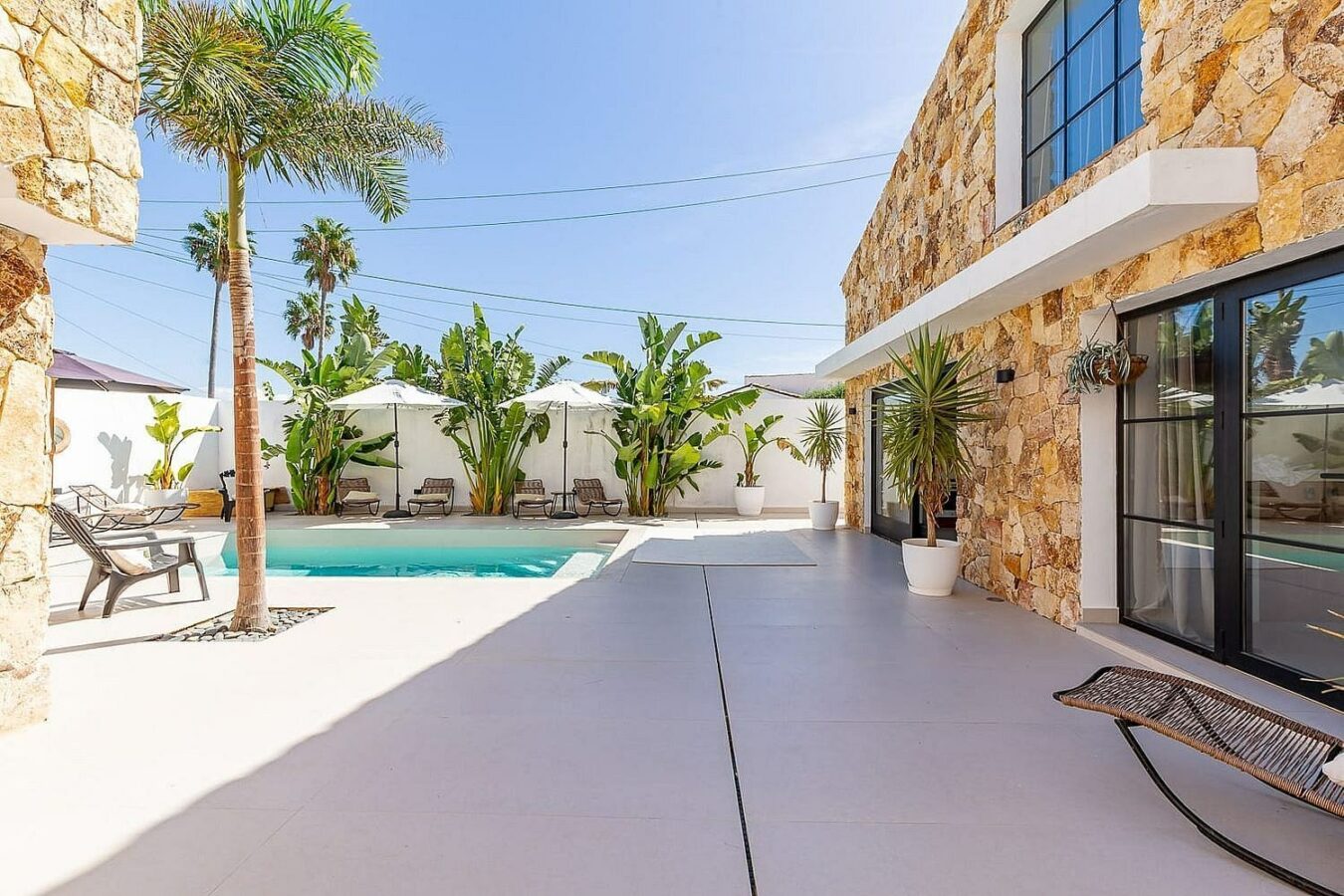 Frontline beach villa with direct sea access Bahia Dorada Estepona