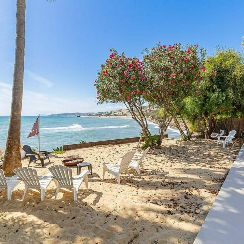 Frontline beach villa with direct sea access Bahia Dorada Estepona