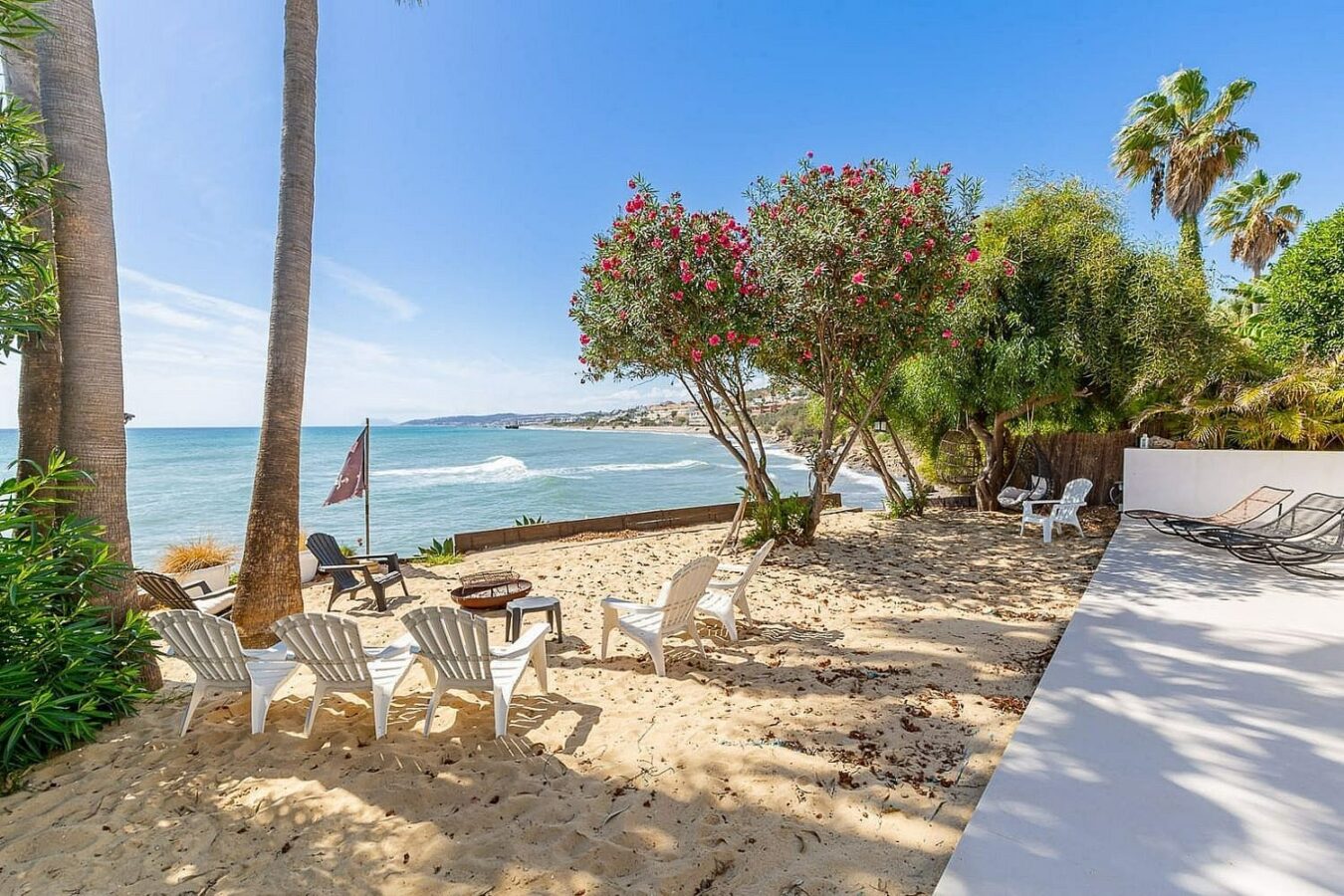 Frontline beach villa with direct sea access Bahia Dorada Estepona