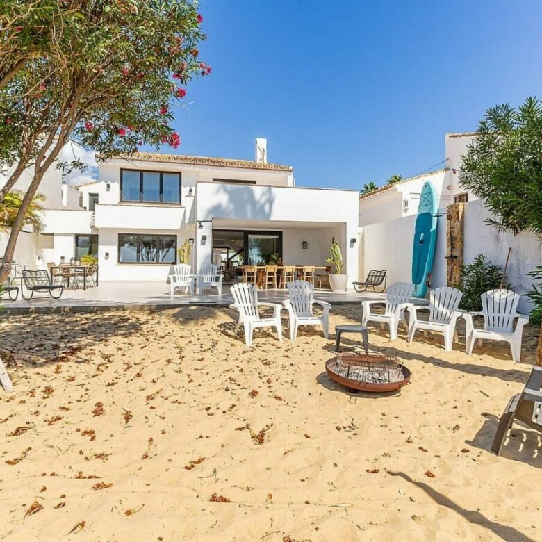 Frontline beach villa with direct sea access Bahia Dorada Estepona