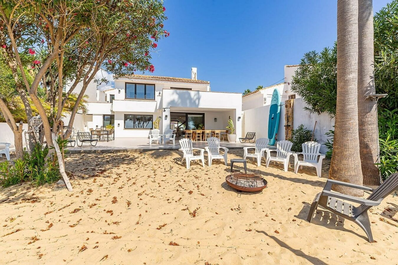 Frontline beach villa with direct sea access Bahia Dorada Estepona