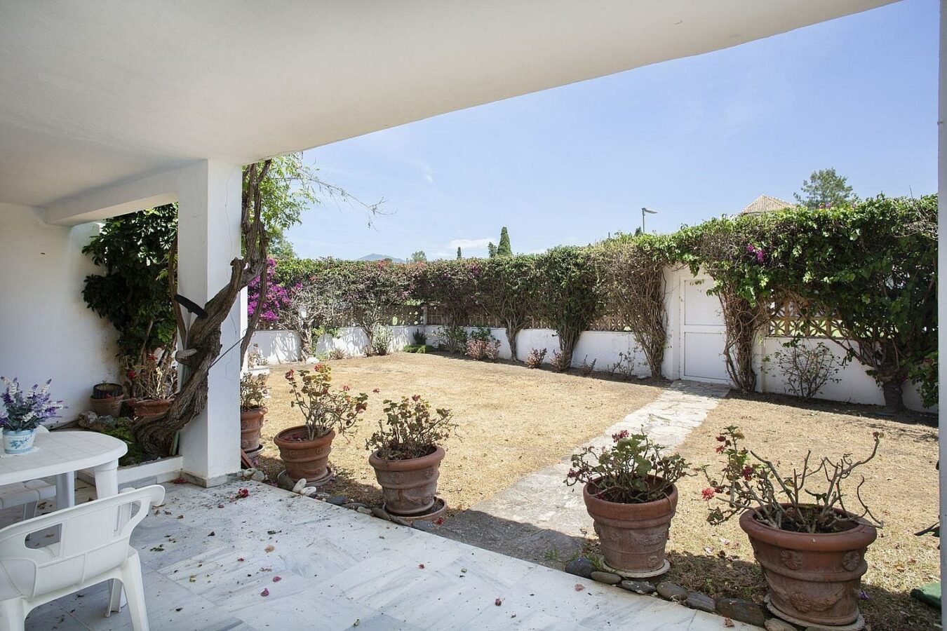 Frontline golf beachside villa in Guadalmina Baja, San Pedro de Alcantara
