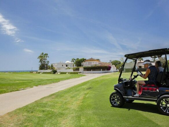 Frontline golf beachside villa in Guadalmina Baja, San Pedro de Alcantara