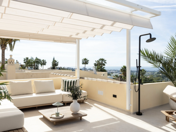 LUXURY TOWNHOUSE FOR SALE | EL HERROJO, BENAHAVÍS 🇪🇸 Sea views – Turnkey