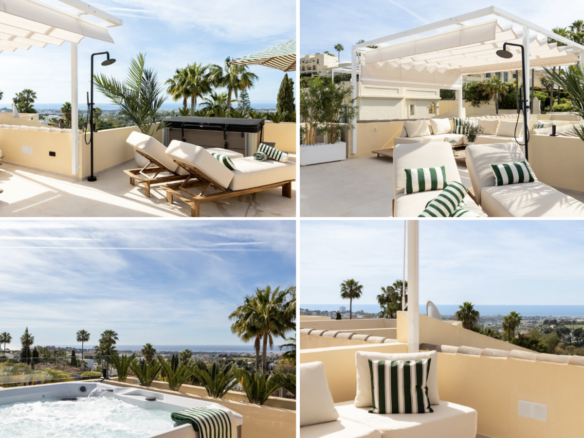 LUXURY TOWNHOUSE FOR SALE | EL HERROJO, BENAHAVÍS 🇪🇸 Sea views – Turnkey