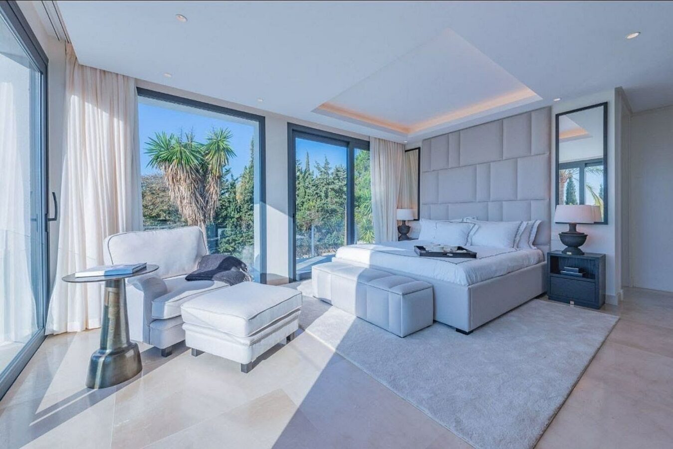 Modern villa with pool and rooftop terrace Golden Mile Marbella