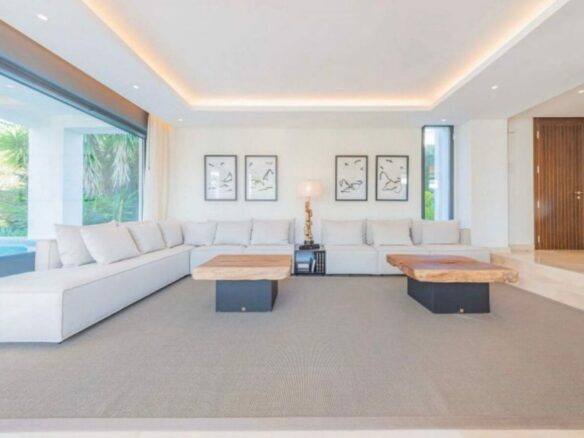 Modern villa with pool and rooftop terrace Golden Mile Marbella