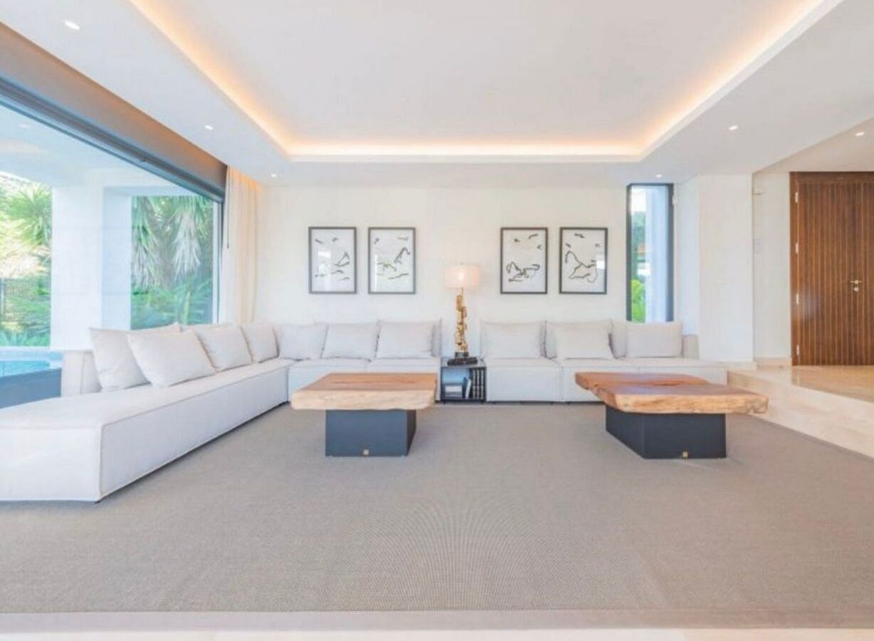 Modern villa with pool and rooftop terrace Golden Mile Marbella