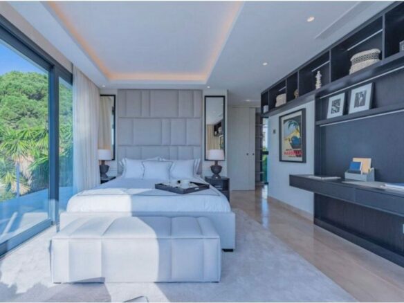 Modern villa with pool and rooftop terrace Golden Mile Marbella
