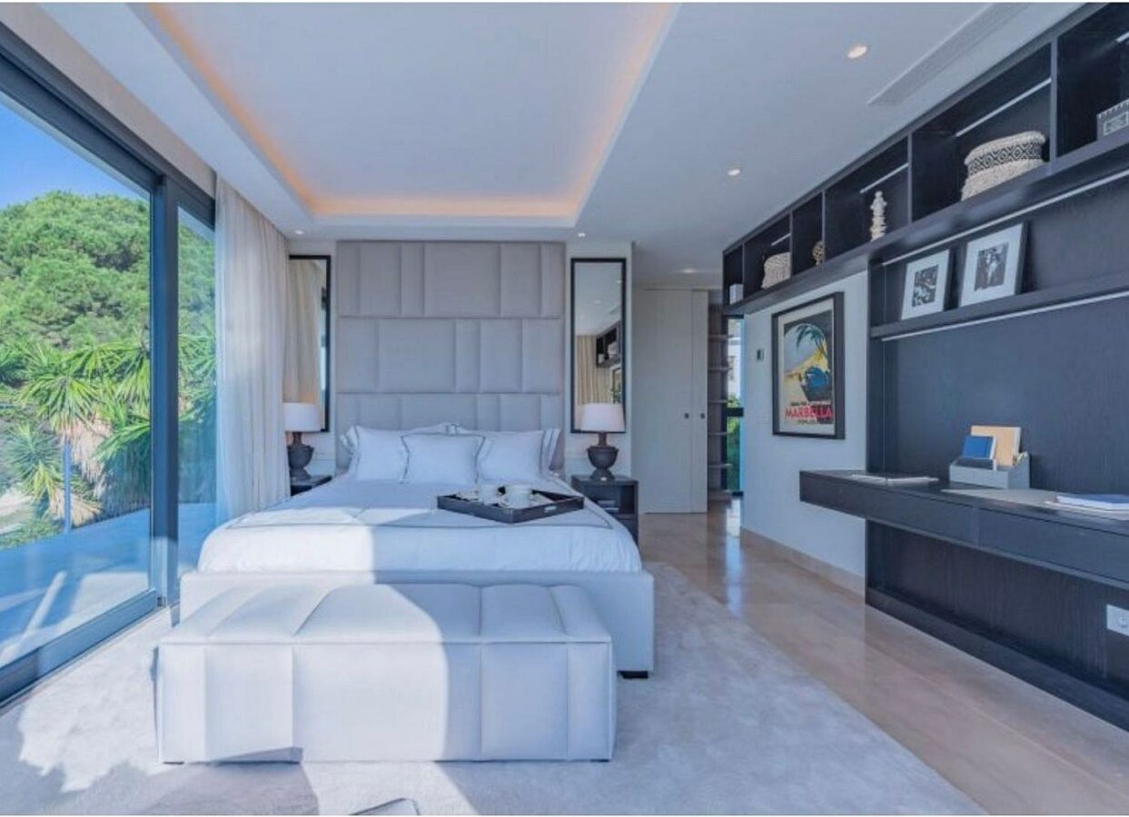 Modern villa with pool and rooftop terrace Golden Mile Marbella