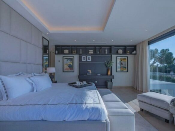 Modern villa with pool and rooftop terrace Golden Mile Marbella