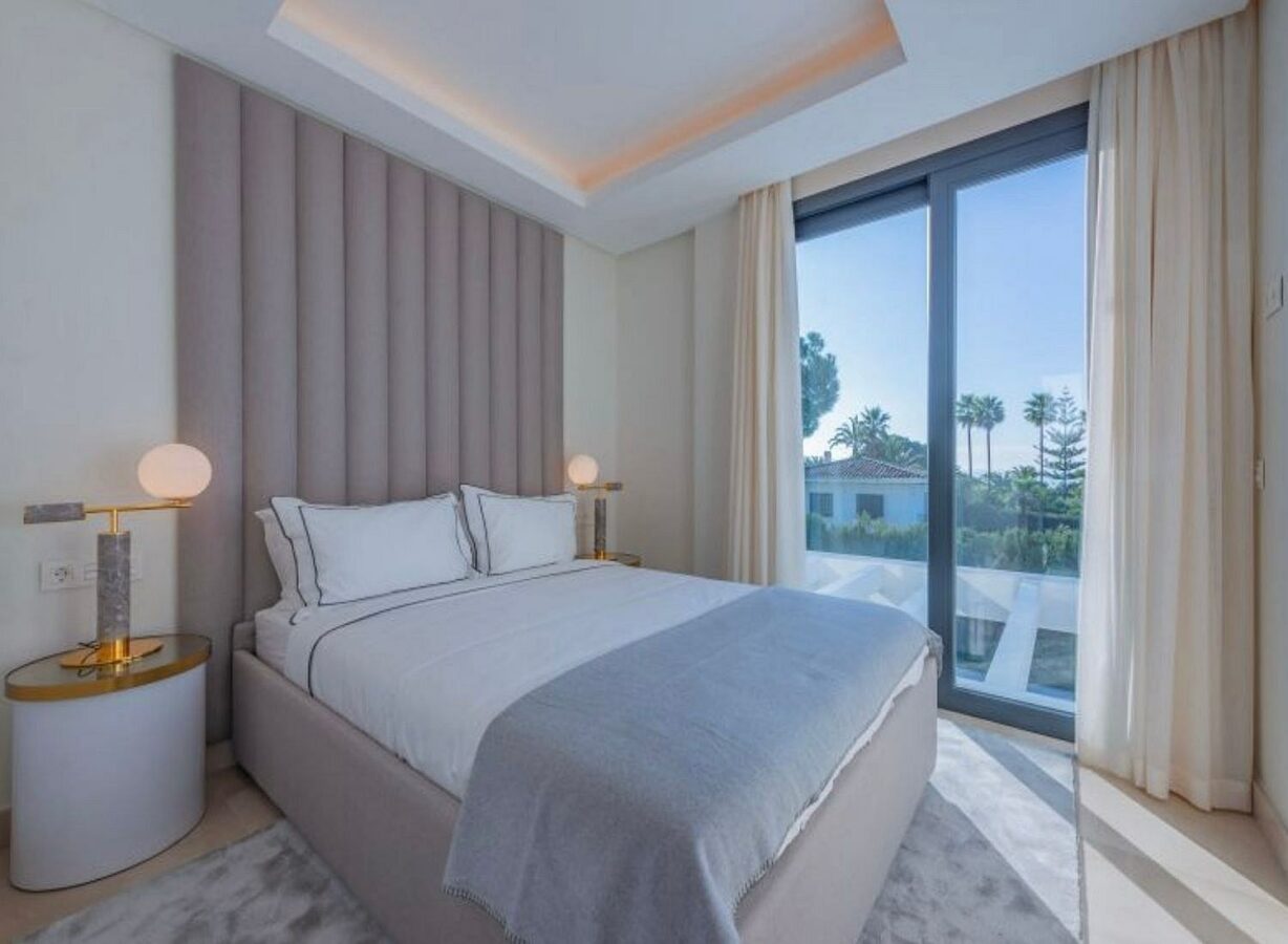 Modern villa with pool and rooftop terrace Golden Mile Marbella