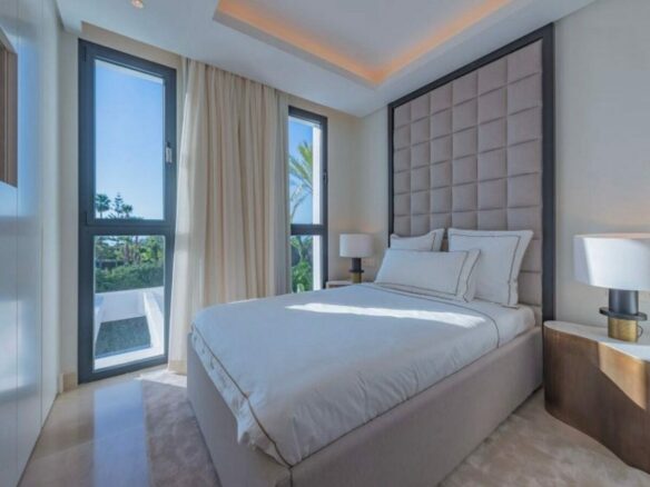 Modern villa with pool and rooftop terrace Golden Mile Marbella