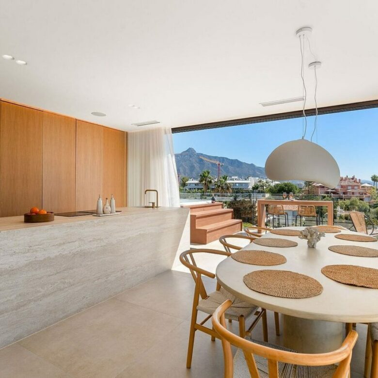 Scandinavian design villa with infinity pool Nueva Andalucia Marbella