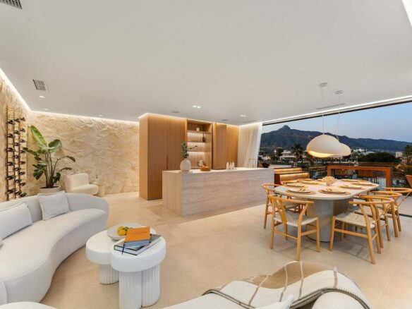 Scandinavian design villa with infinity pool Nueva Andalucia Marbella