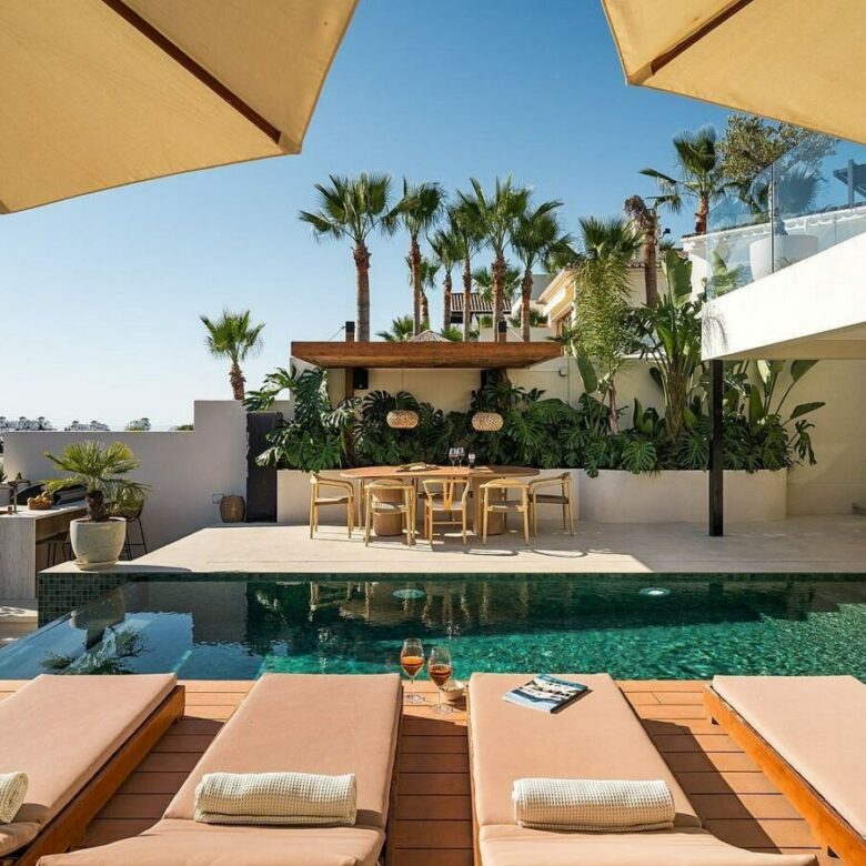 Scandinavian design villa with infinity pool Nueva Andalucia Marbella