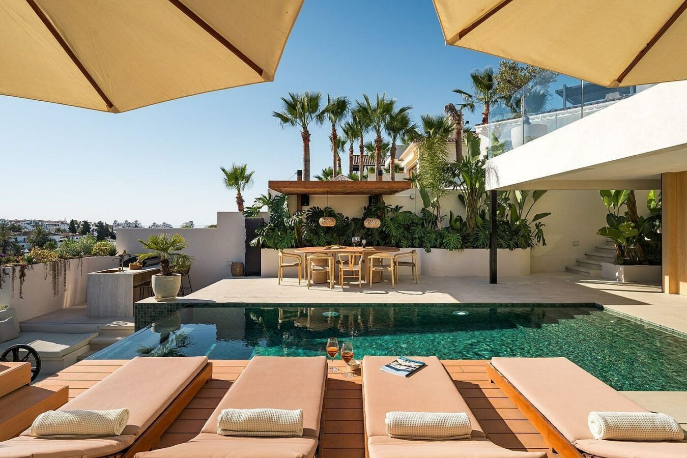 Scandinavian design villa with infinity pool Nueva Andalucia Marbella