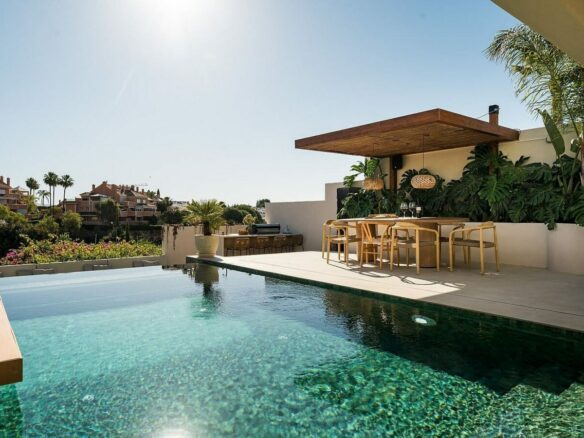 Scandinavian design villa with infinity pool Nueva Andalucia Marbella