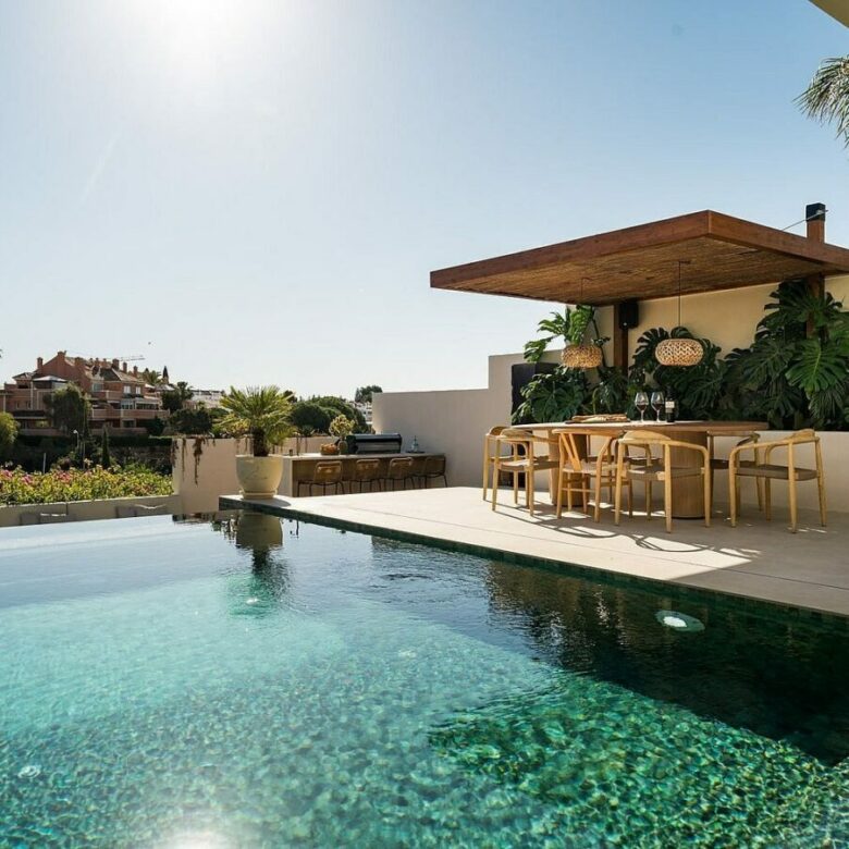 Scandinavian design villa with infinity pool Nueva Andalucia Marbella