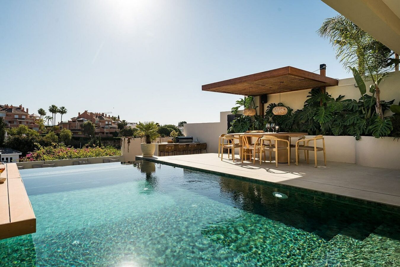 Scandinavian design villa with infinity pool Nueva Andalucia Marbella
