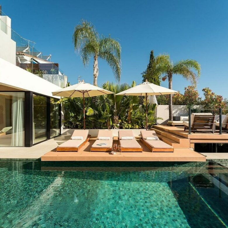 Scandinavian design villa with infinity pool Nueva Andalucia Marbella