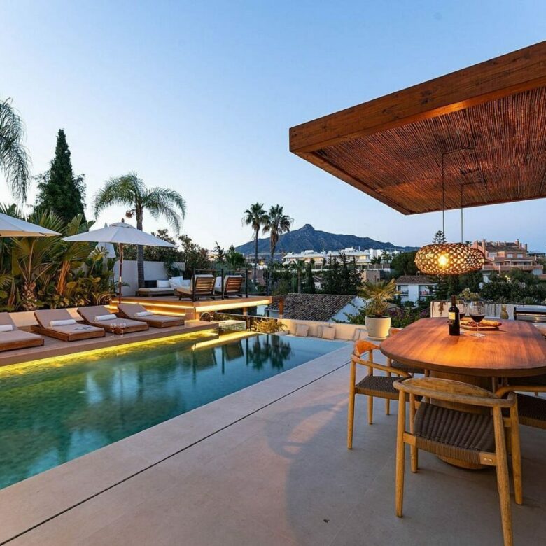 Scandinavian design villa with infinity pool Nueva Andalucia Marbella